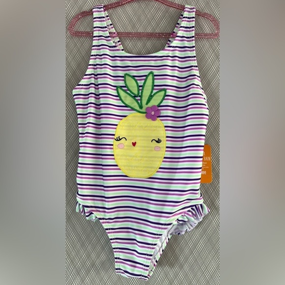 Gymboree Other - Gymboree- Striped Pineapple Swimsuit (Size 5T)